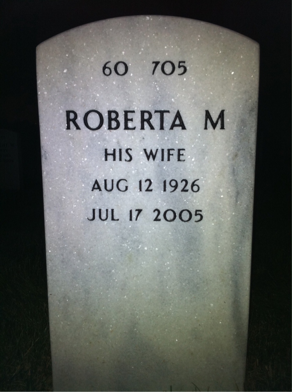 Back of headstone — James Gunn