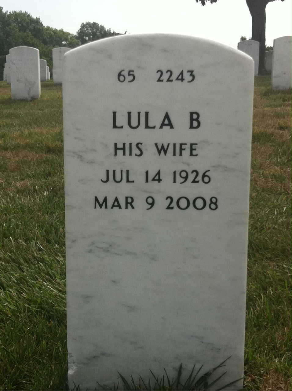 Back of headstone — James Sager
