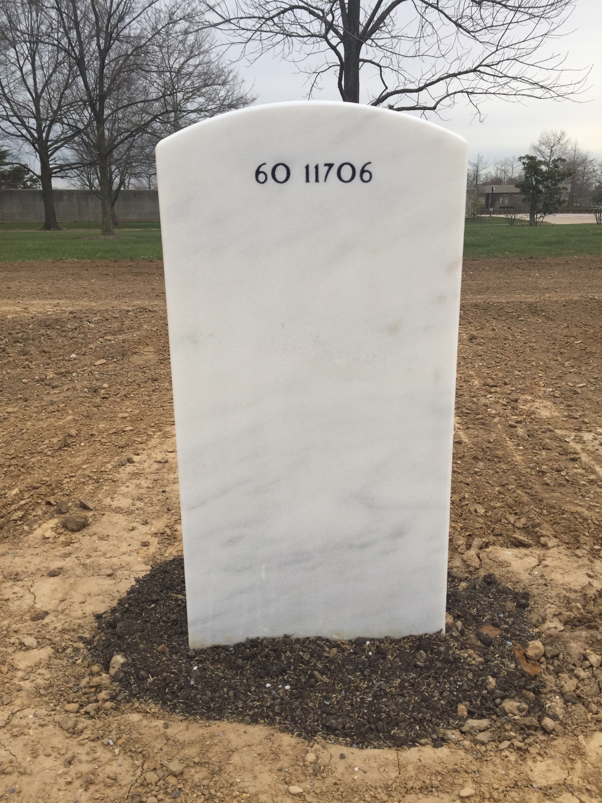 Back of headstone — Catherine Murray