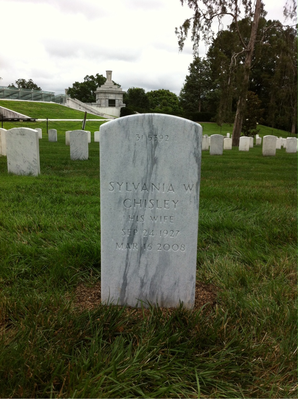 Back of headstone — Robert Witherall