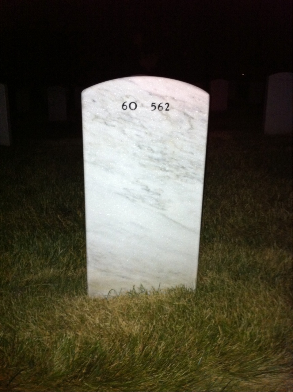 Back of headstone — Gordon Hodgson
