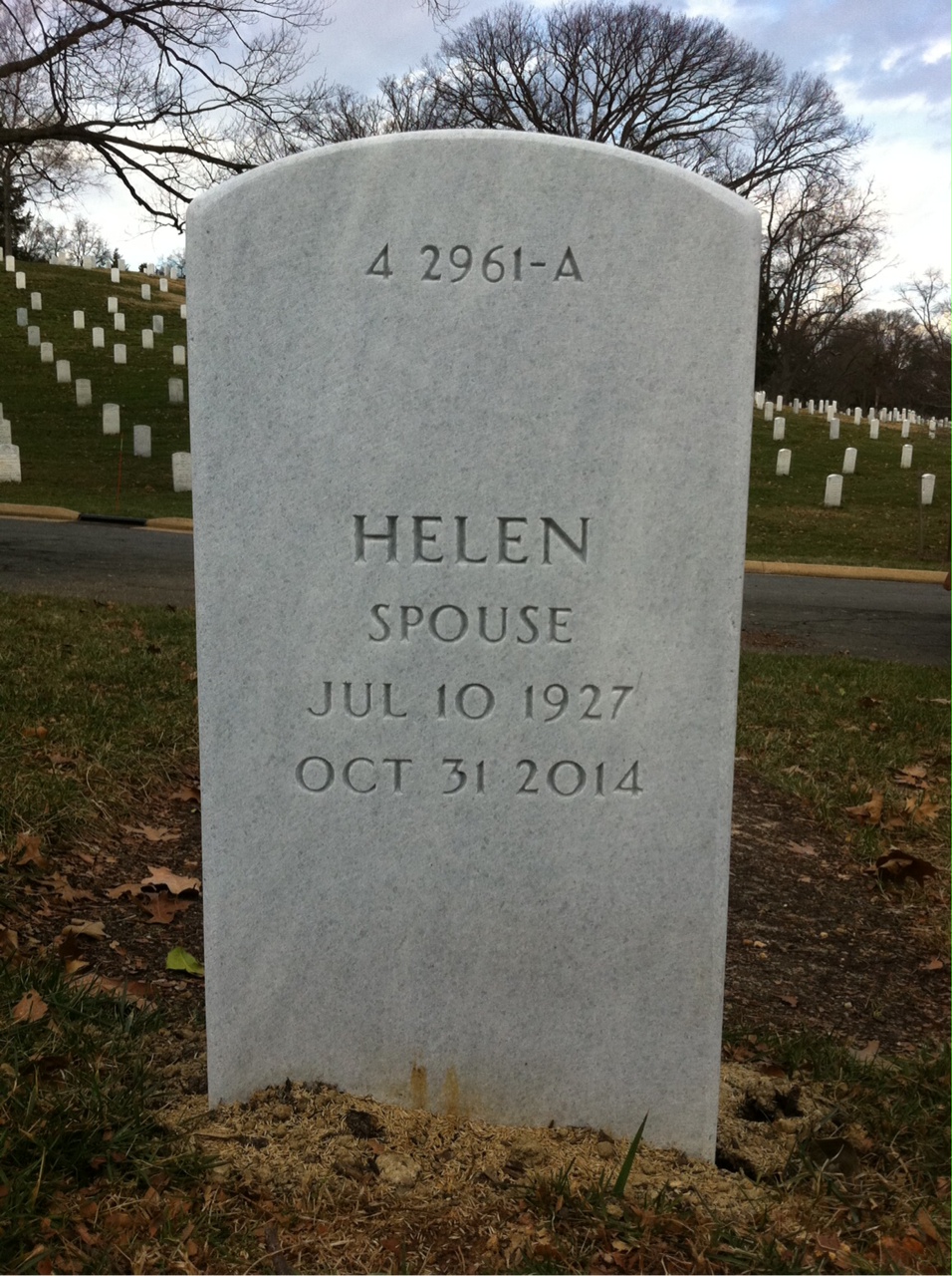 Back of headstone — Theodore Gaydos