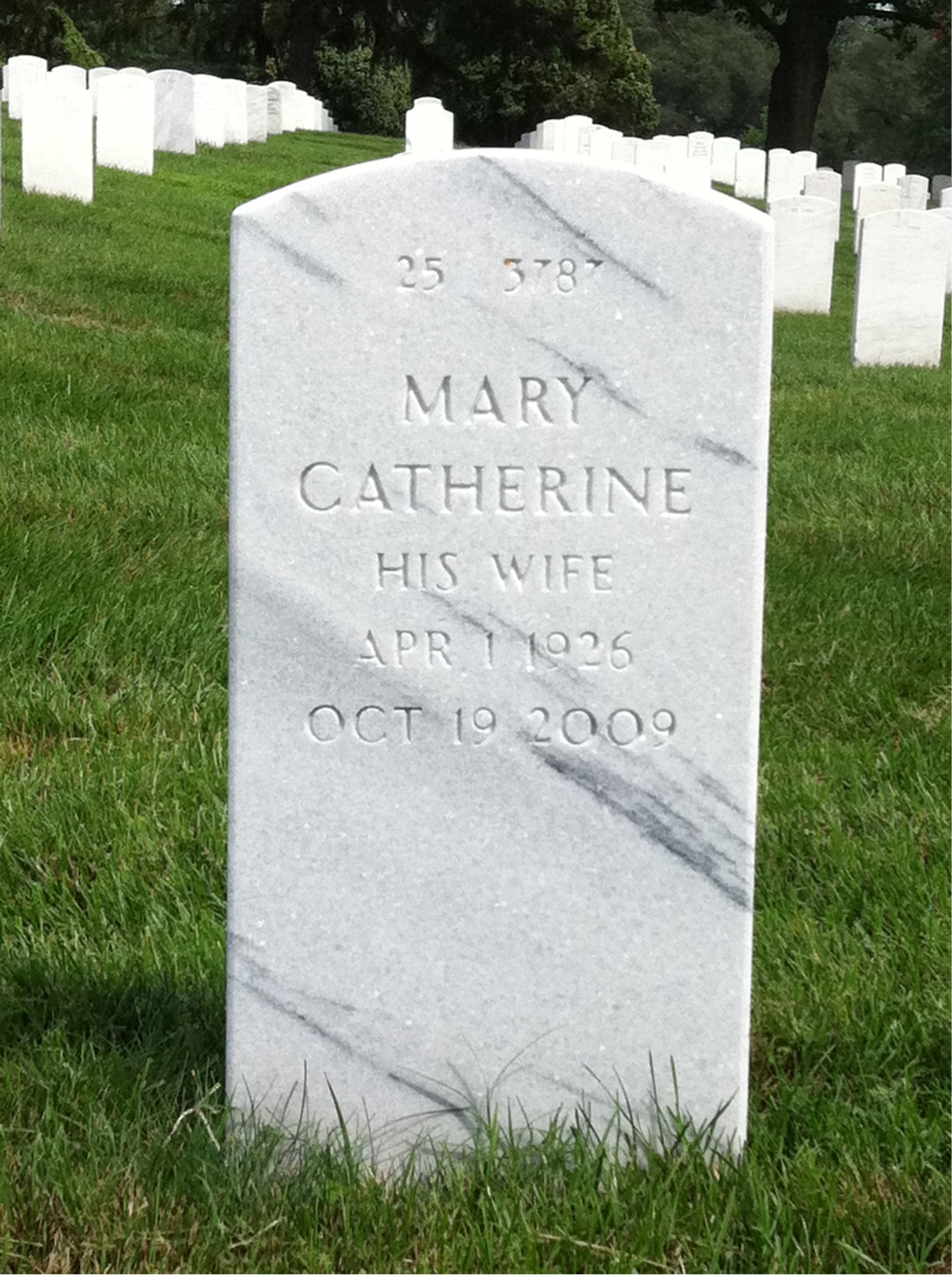 Back of headstone — Joseph Fowler