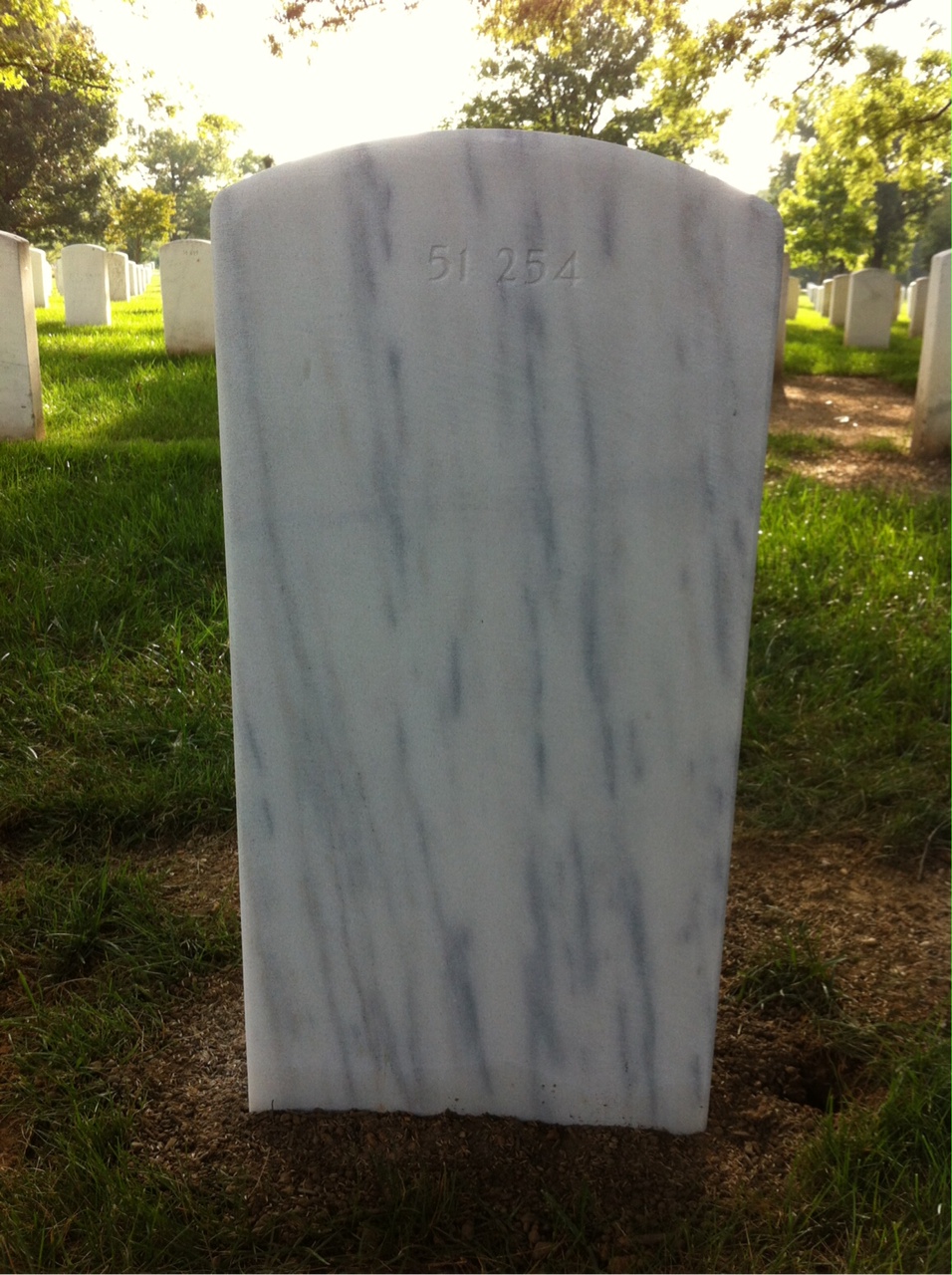 Back of headstone — Joseph Mckeehan