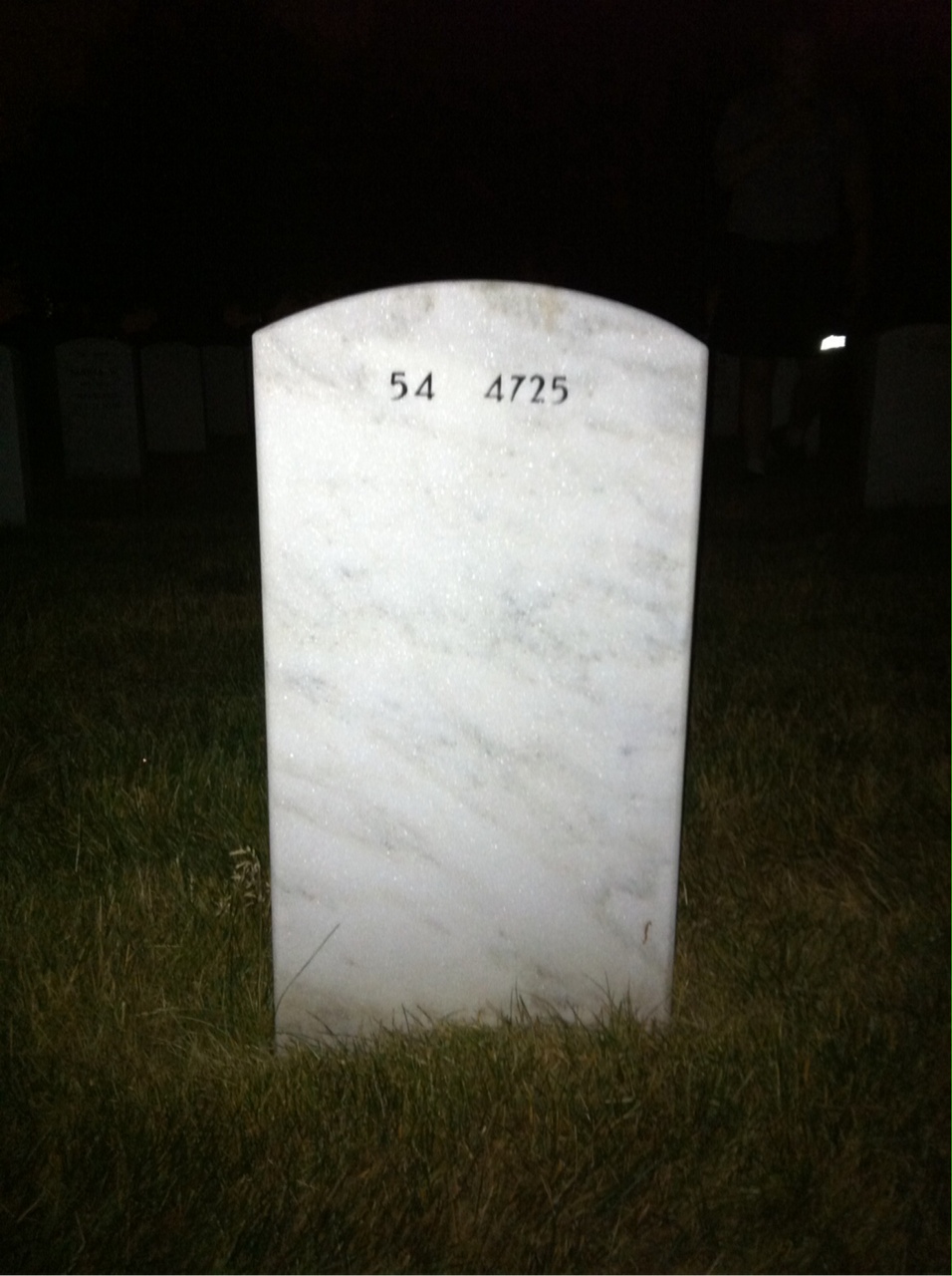 Back of headstone — Edward Fitzpatrick