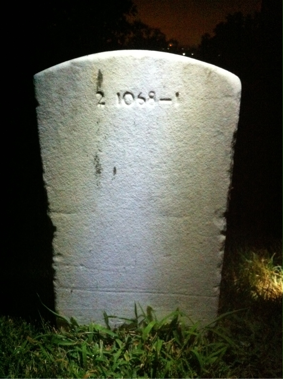 Back of headstone — Nelson Morris