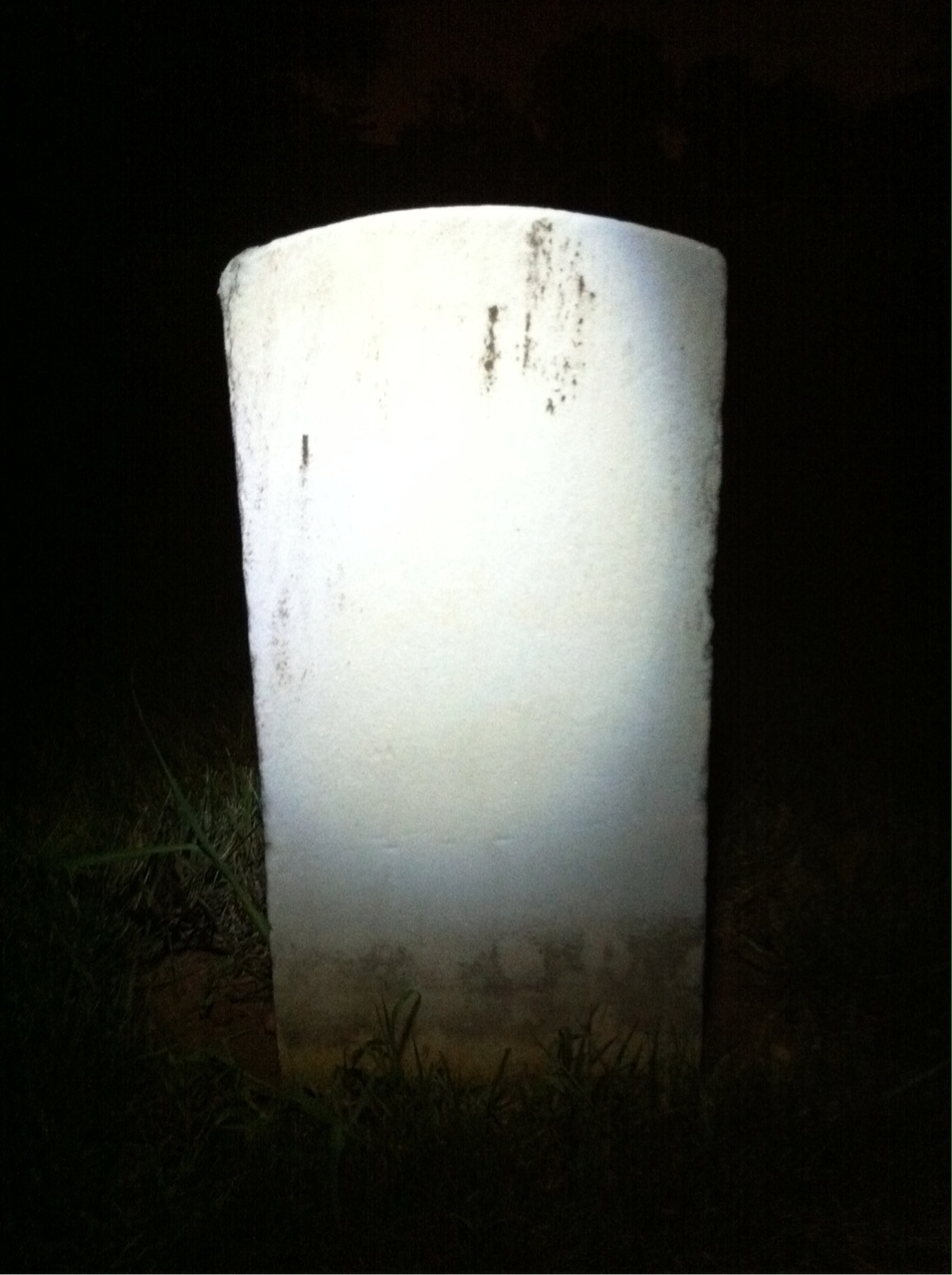 Back of headstone — George Boswell