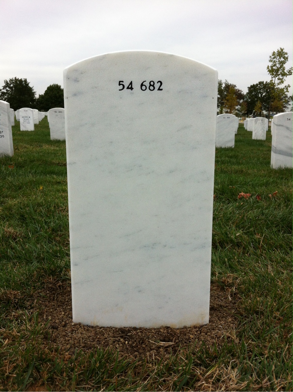 Back of headstone — Paul Gordon