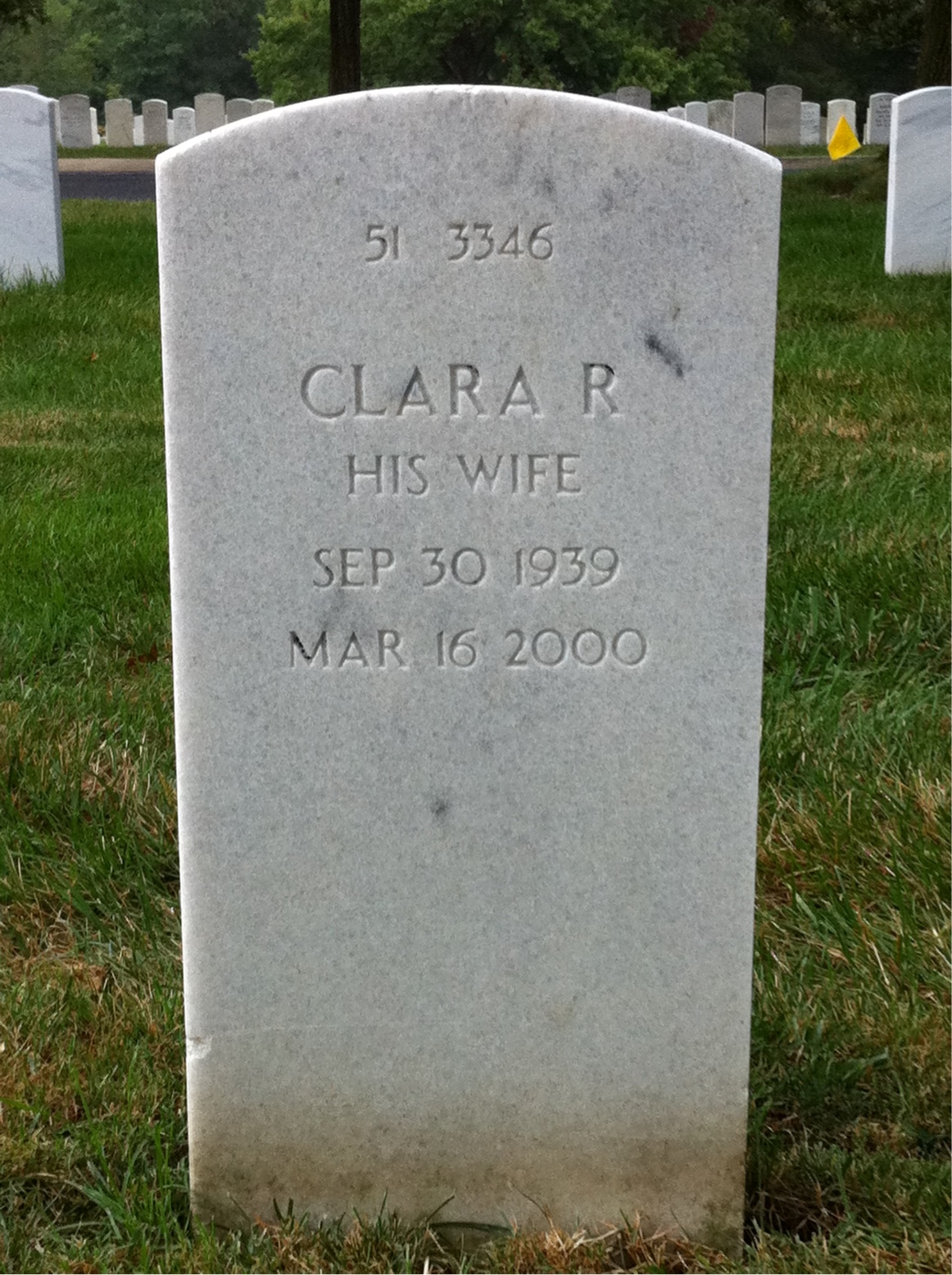 Headstone shared by 2 interments, including Raymond Leon Williams