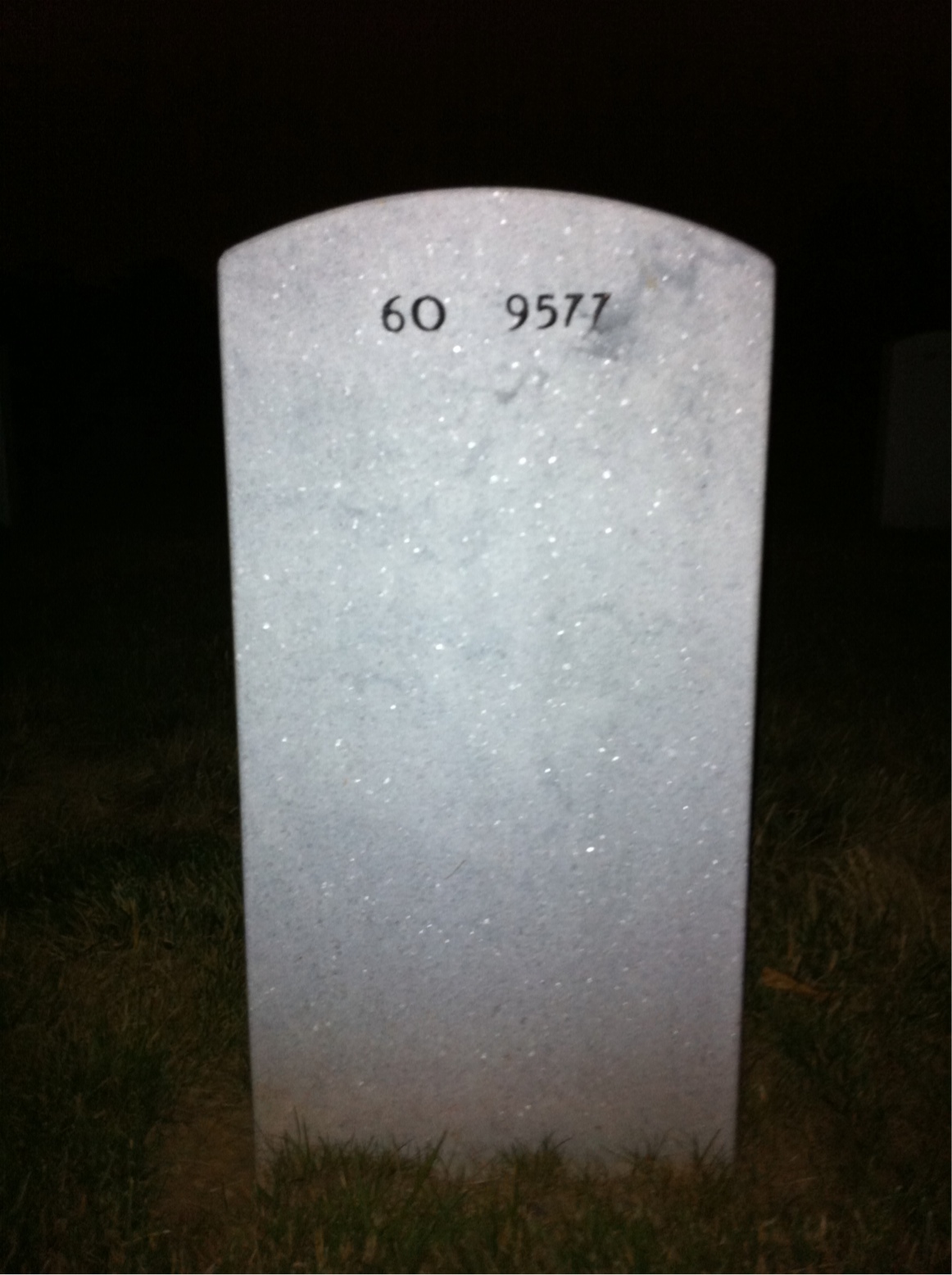 Back of headstone — Morganne Mcbeth