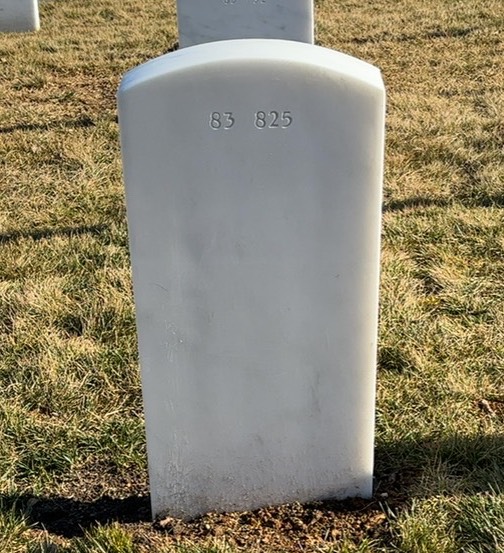 Back of headstone — William Schouman Kerry