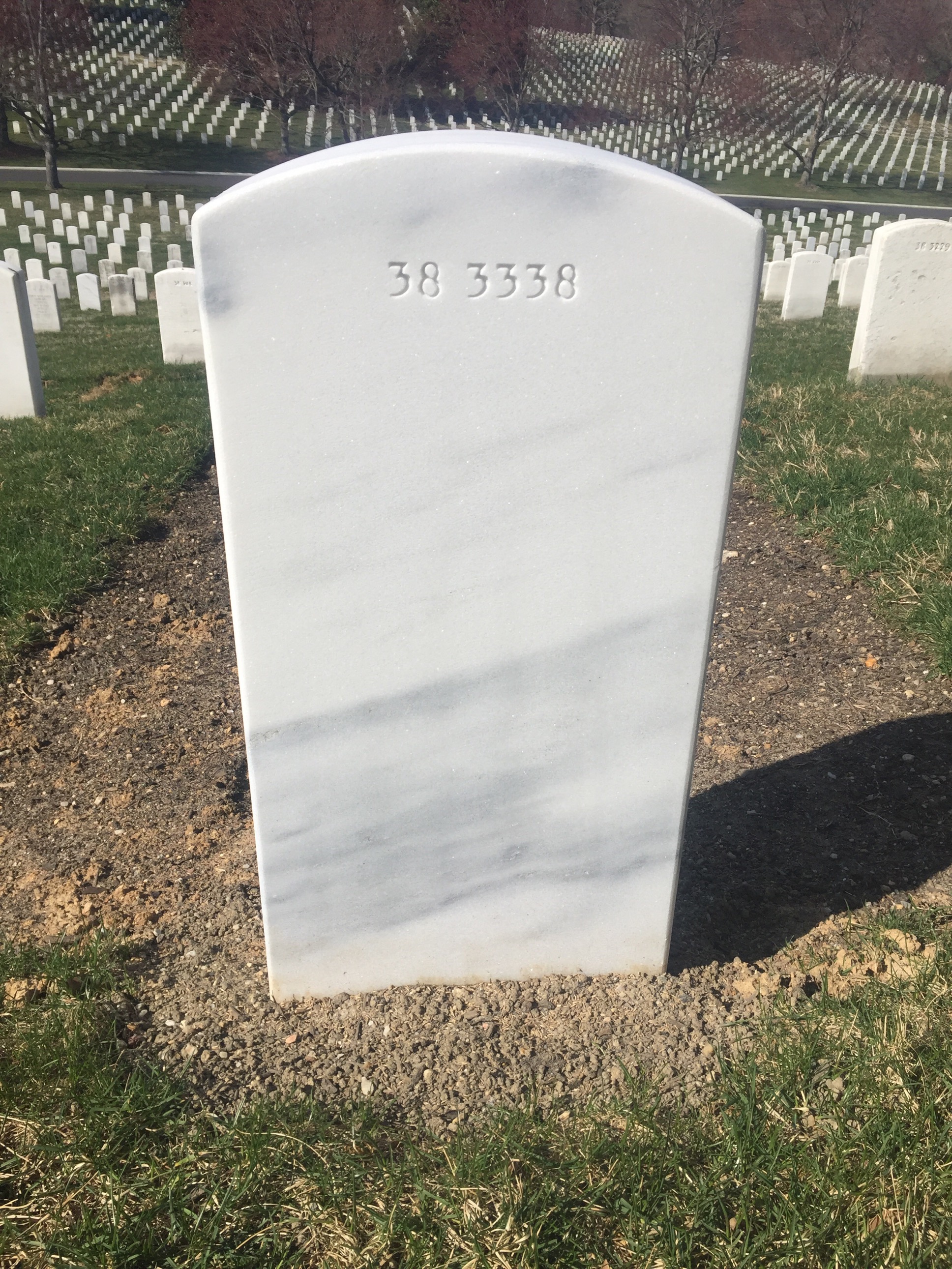 Back of headstone — James Muskett