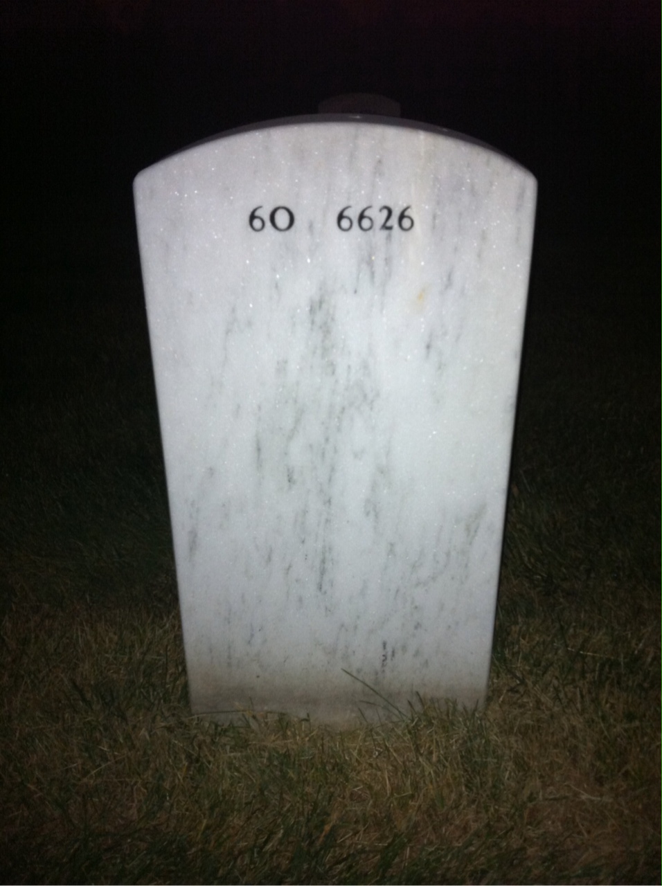 Back of headstone — Charles Di Giulian