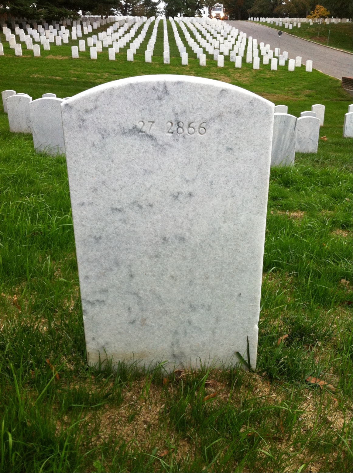 Back of headstone — C Allen