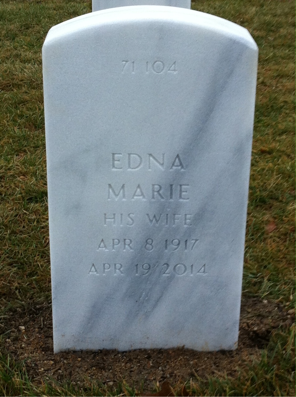 Back of headstone — Antonio Criscuolo