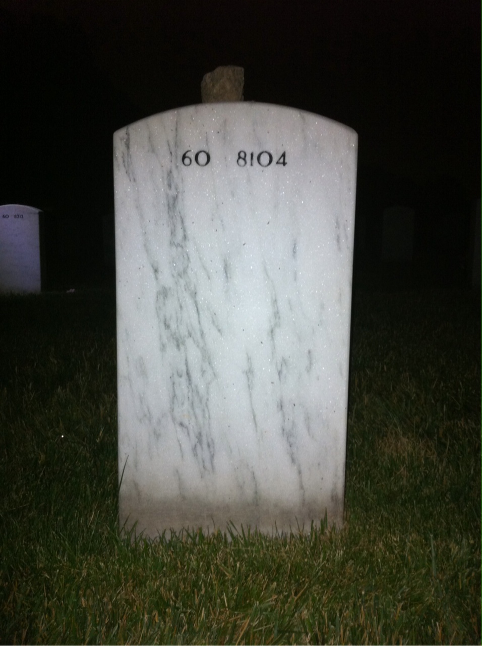 Back of headstone — Stephen Mcgowan