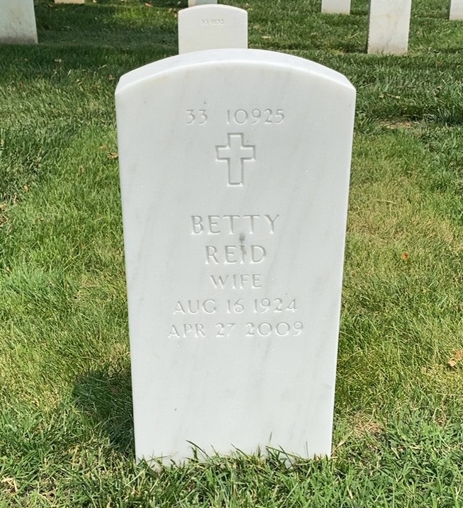 Back of headstone — Wendell Shawn
