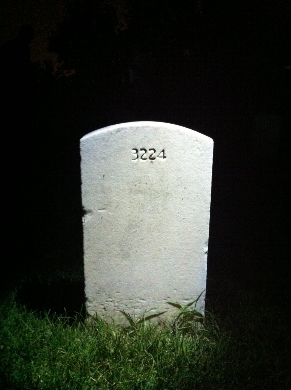 Back of headstone — Thomas Murray