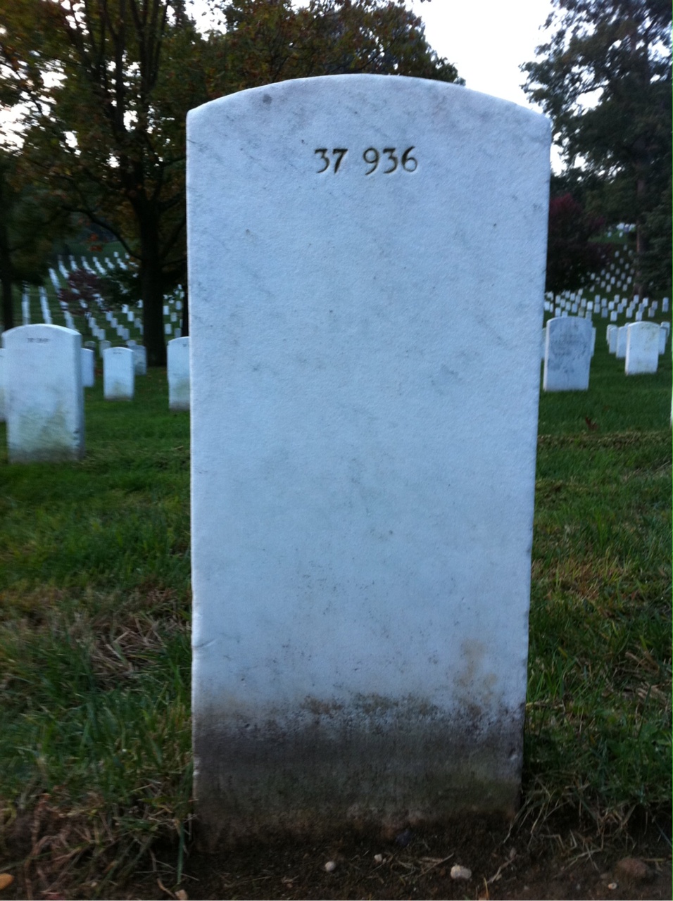 Back of headstone — Constantine Ballan