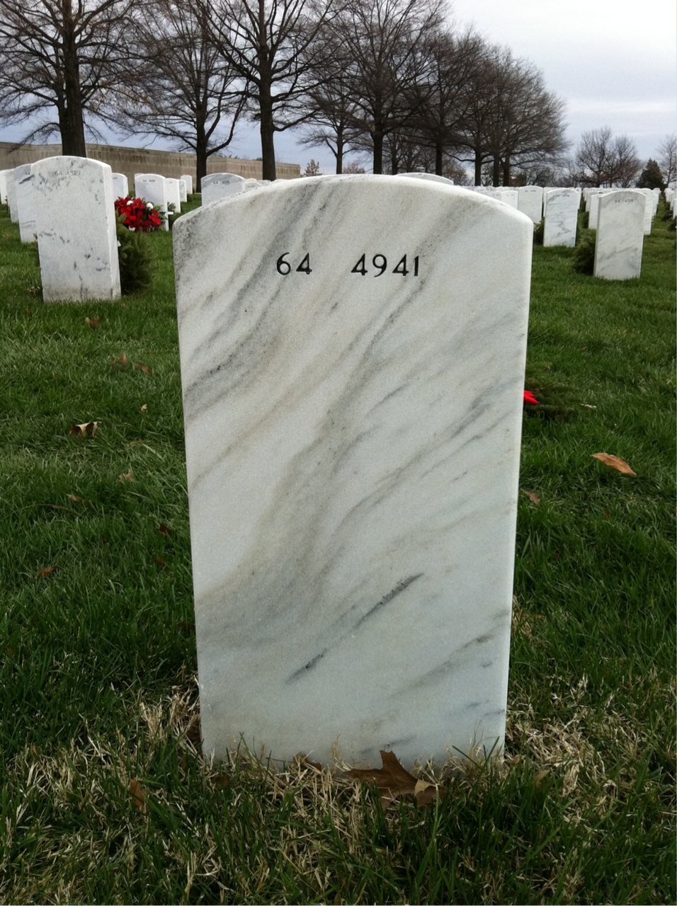 Back of headstone — Manuel Cardoza
