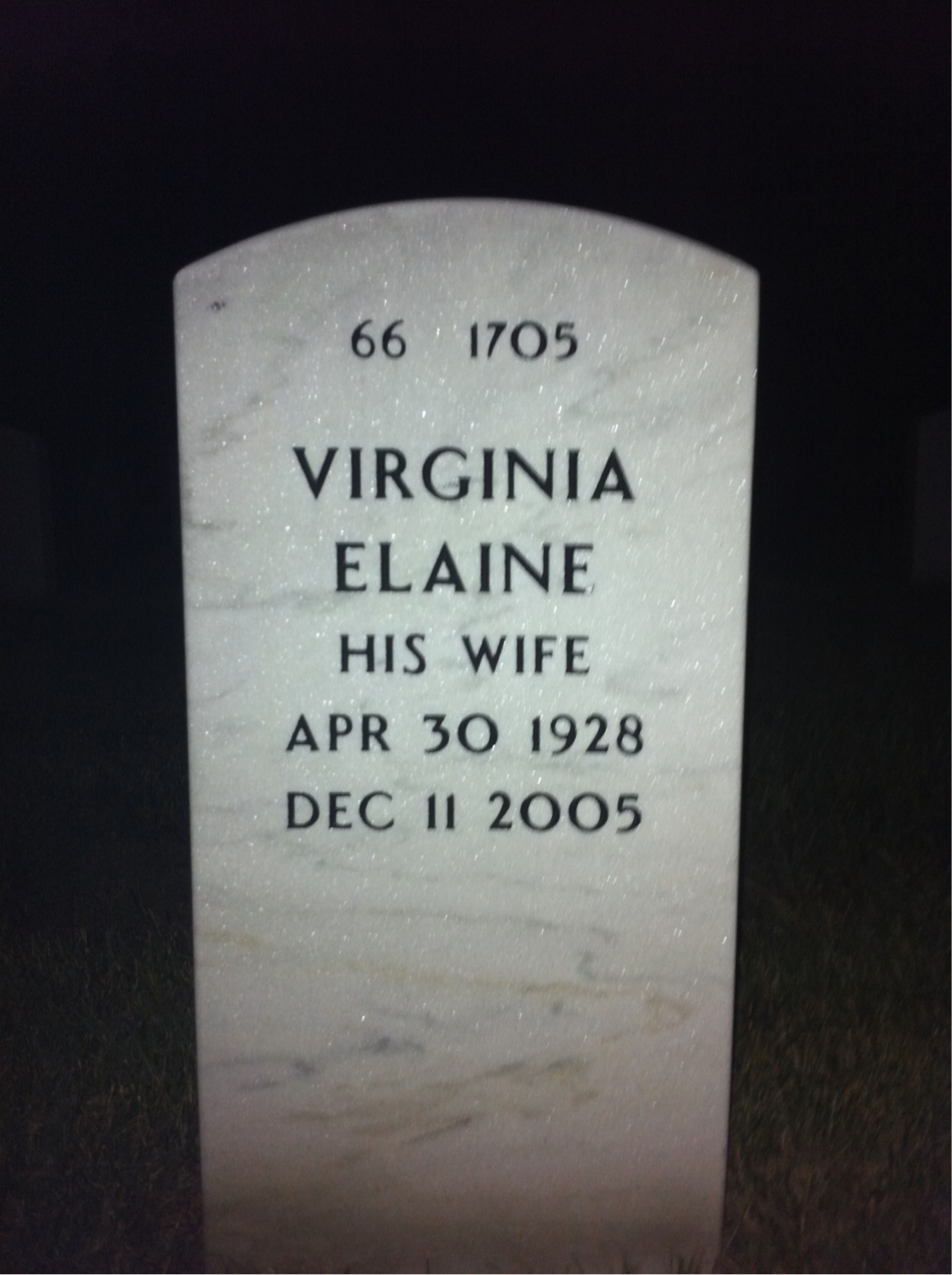 Back of headstone — Charles Neuendorf