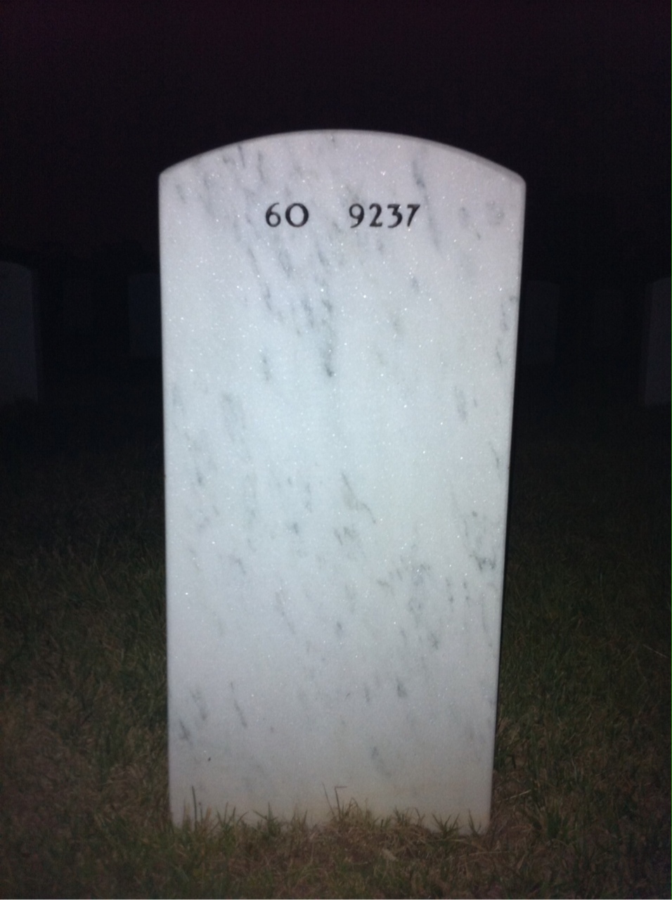 Back of headstone — Douglas Mackenzie