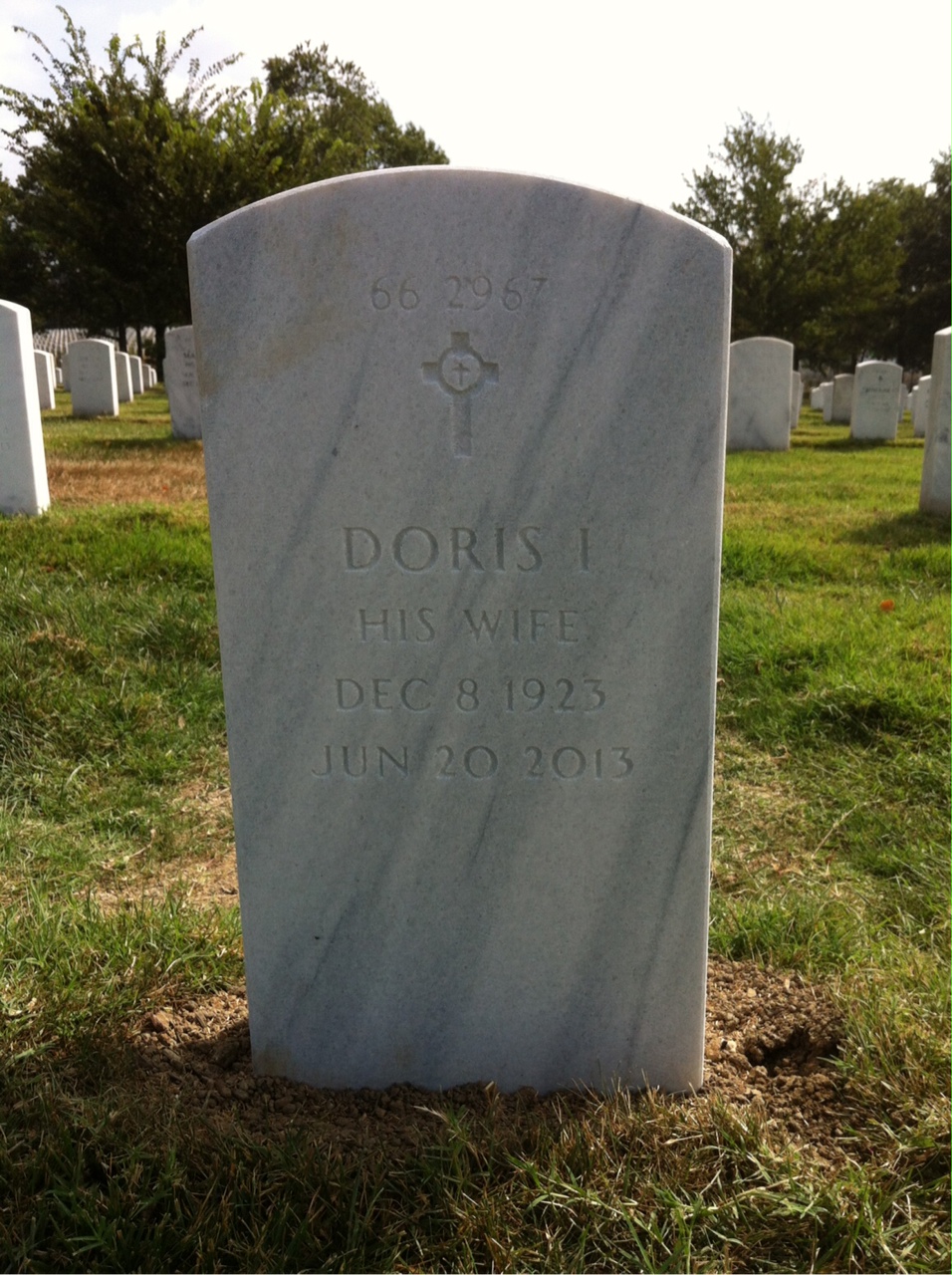 Back of headstone — Brian Gunderson