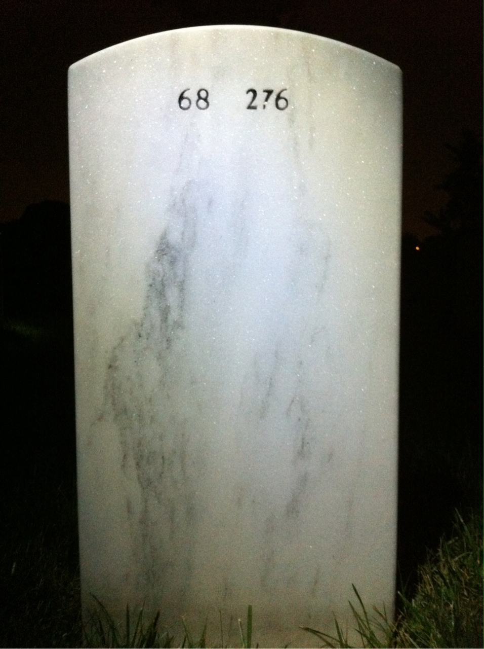 Back of headstone — Edward Mikolowski