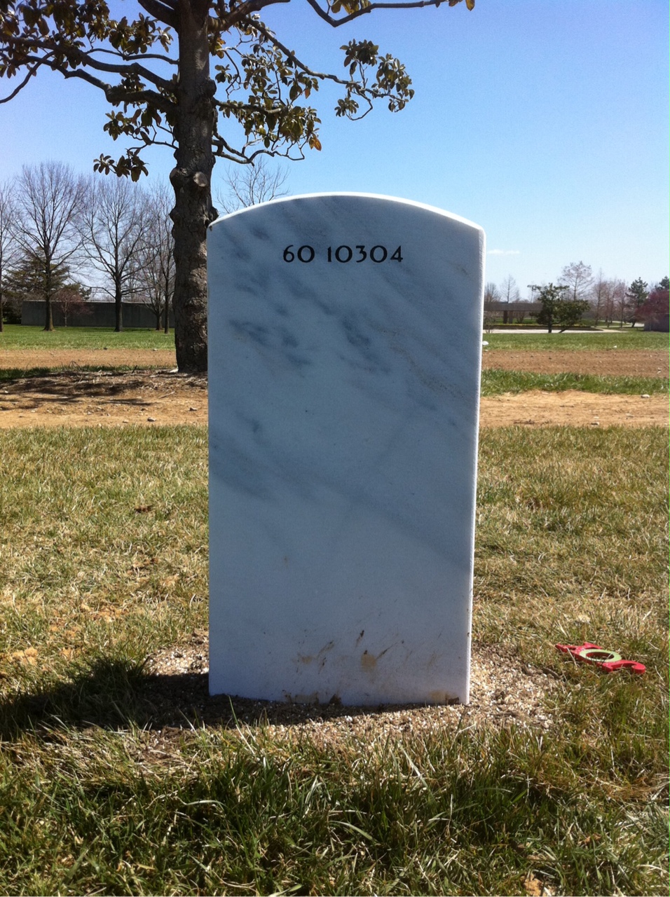 Back of headstone — Samuel M Griffith