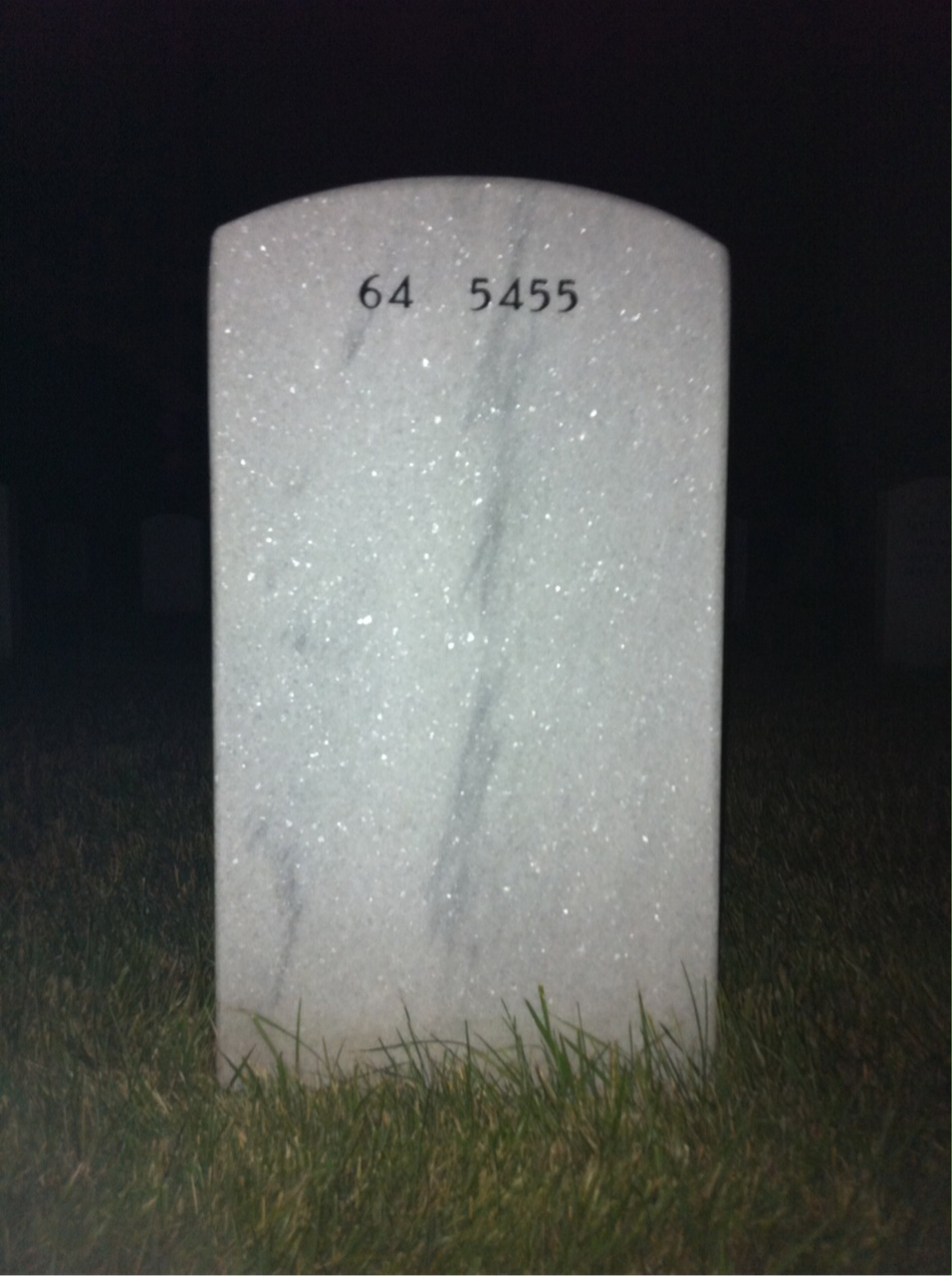 Back of headstone — Jo Souvanaratana