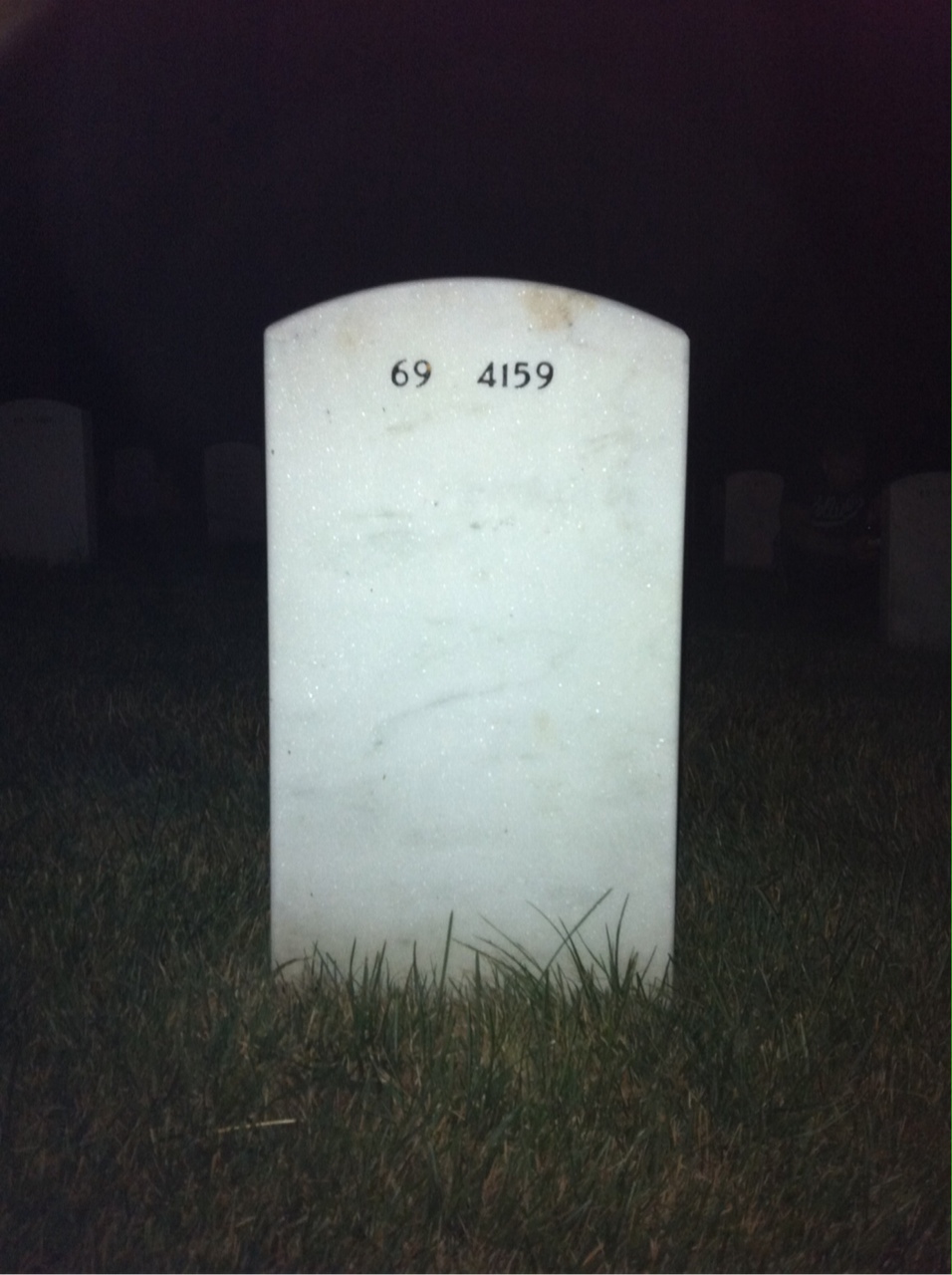 Back of headstone — Thomas Robinson