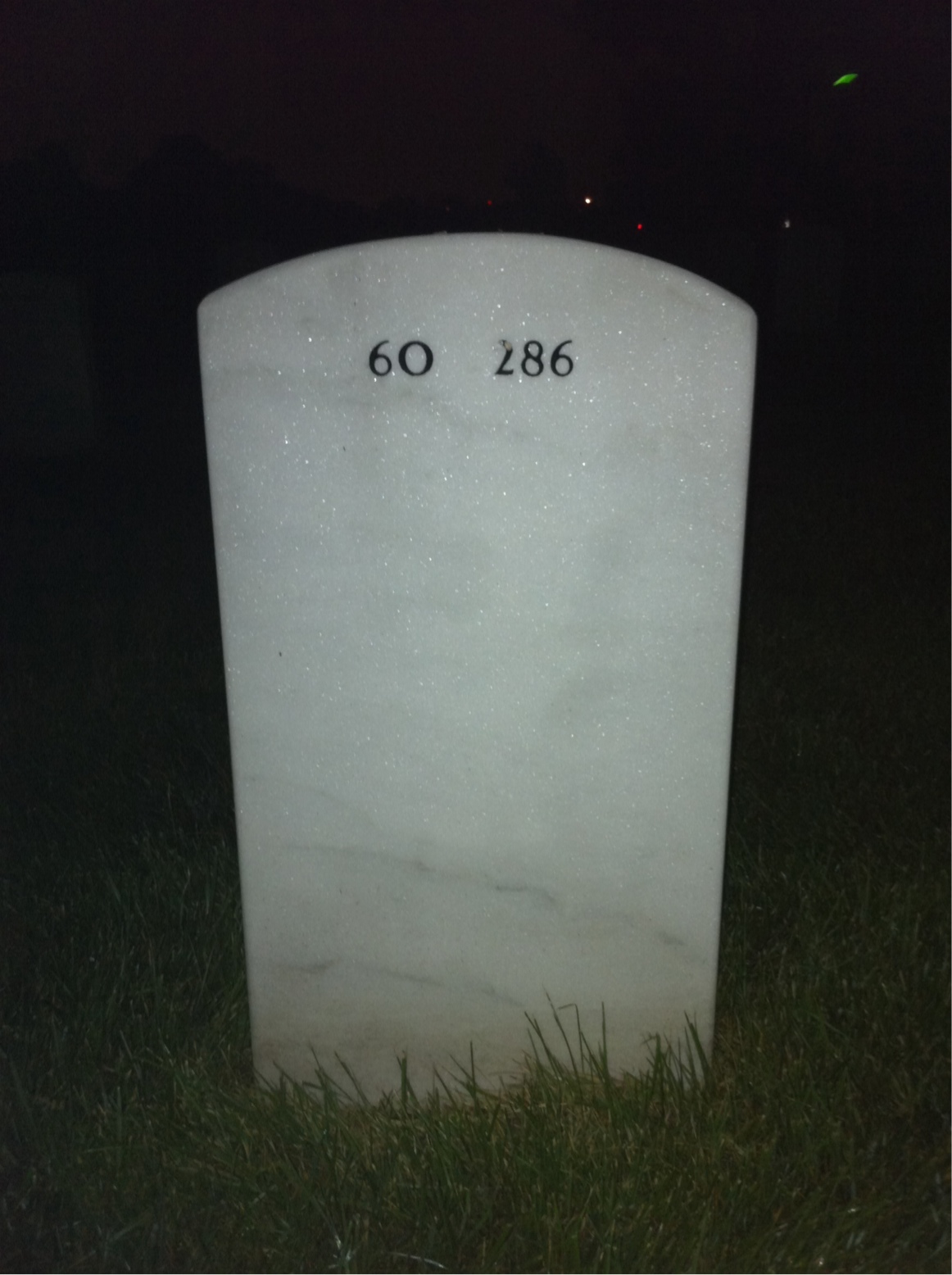 Back of headstone — Robert Redmond