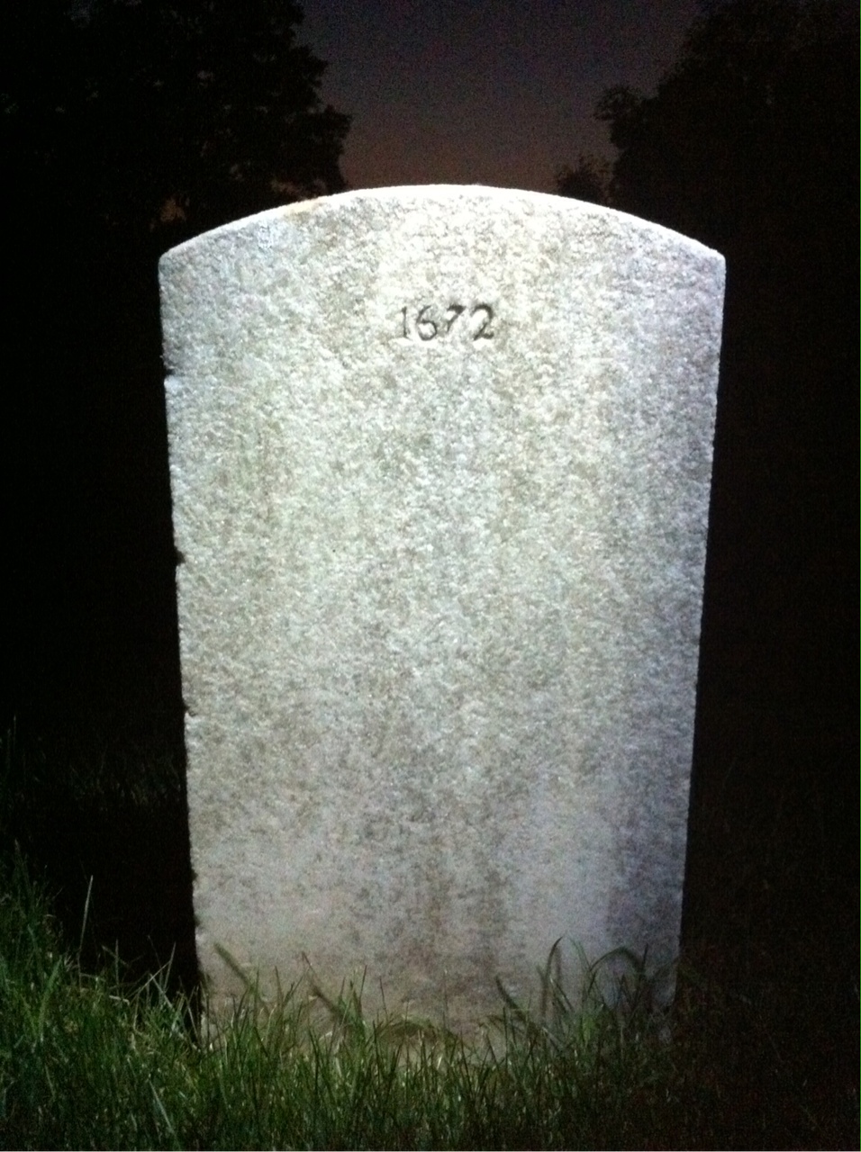 Back of headstone — Lloyd Ball