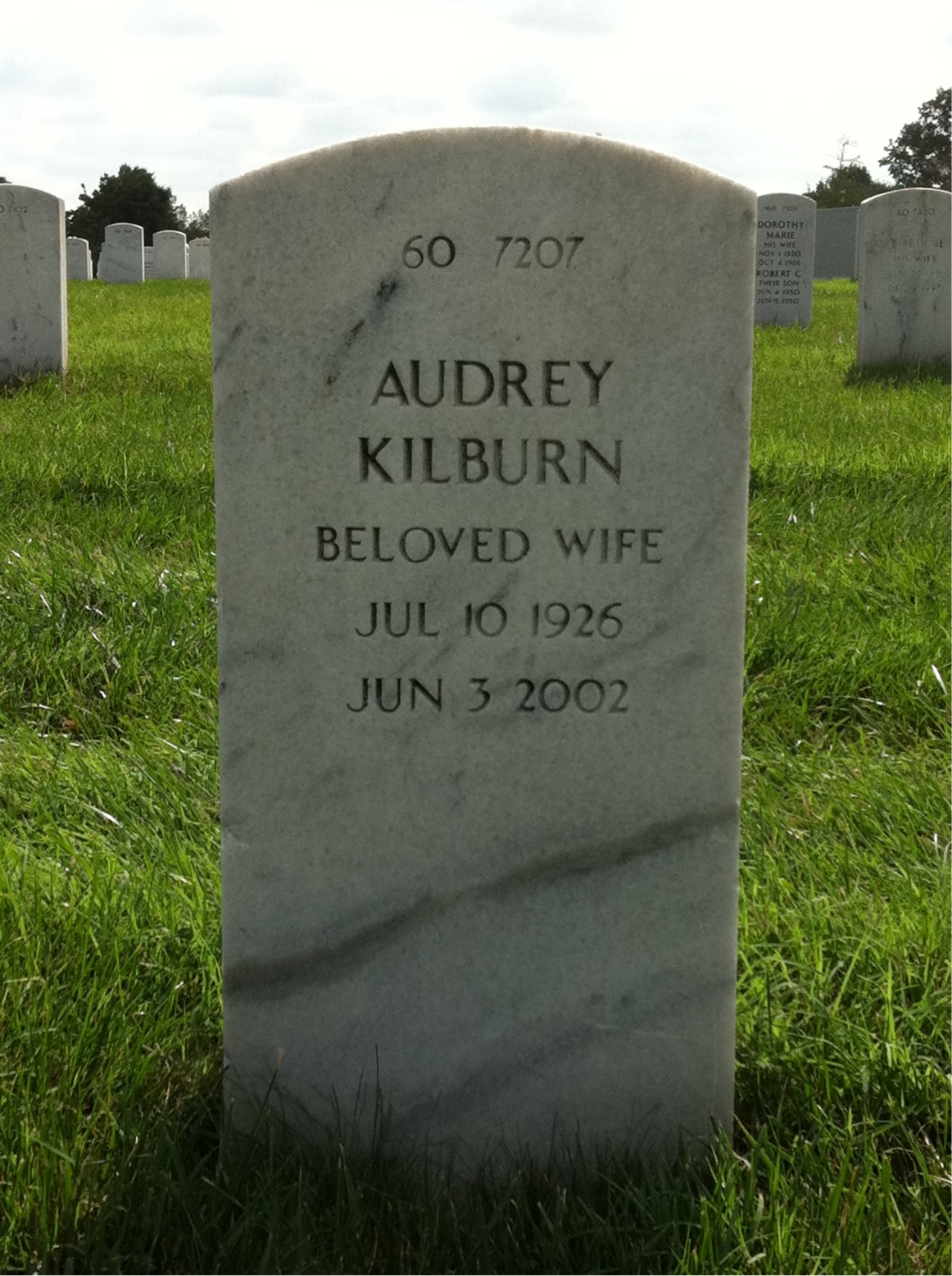 Back of headstone — Vernon L Bengtson