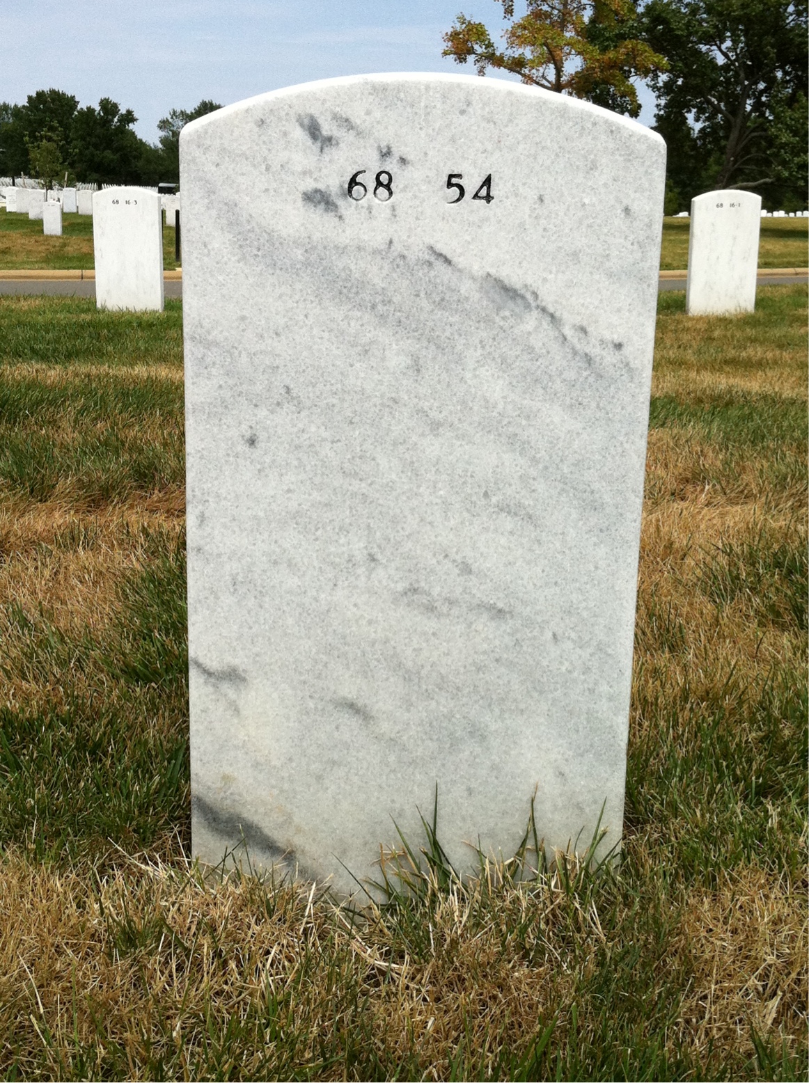 Back of headstone — David Pursley