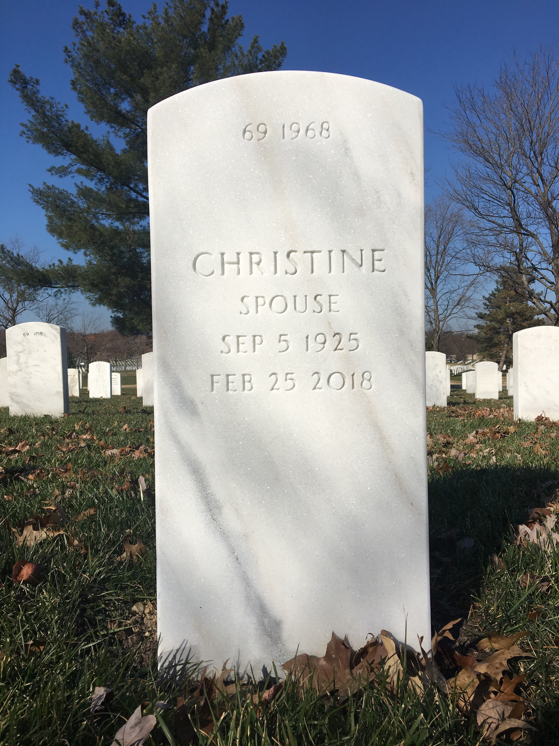 Back of headstone — John Bethon