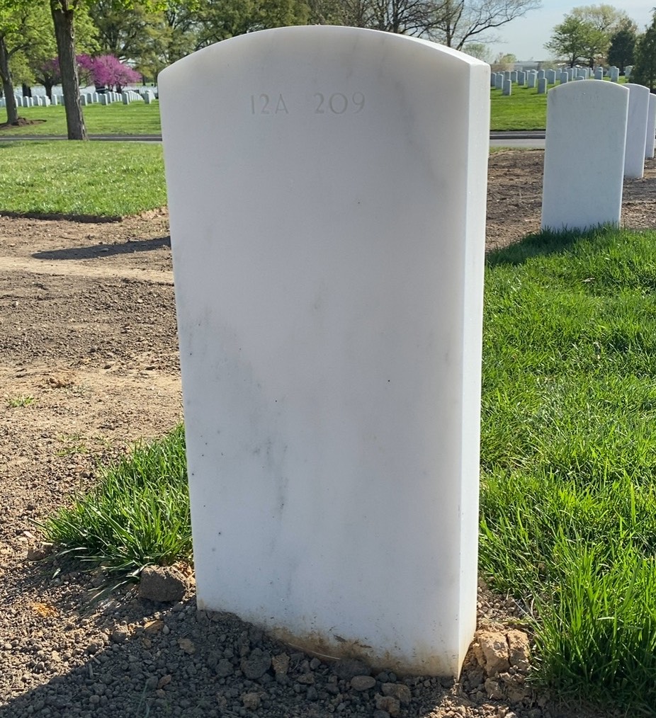 Back of headstone — John Murphy