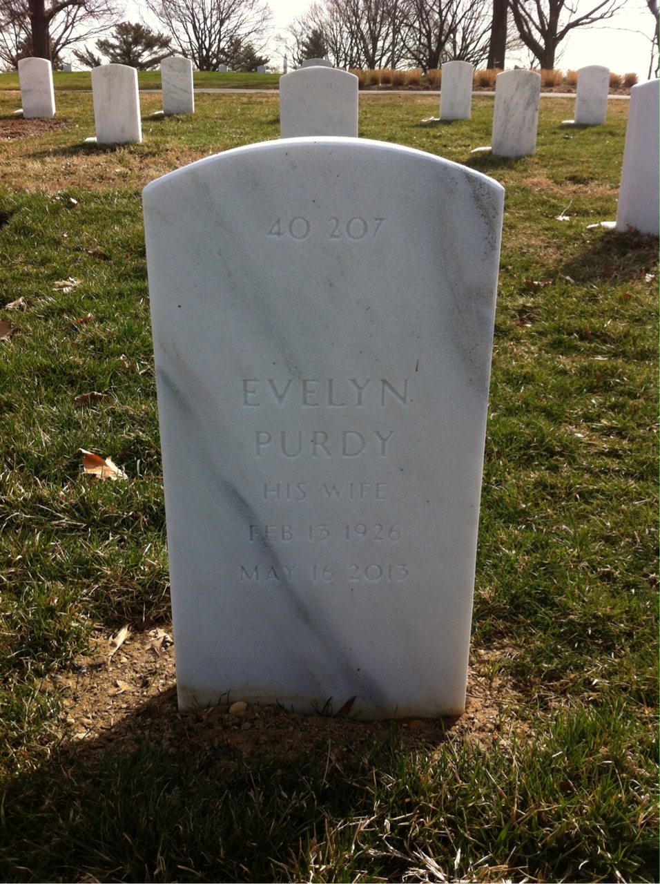Back of headstone — Albert Greene