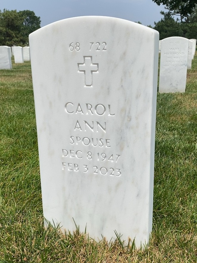 Back of headstone — Richard Welch
