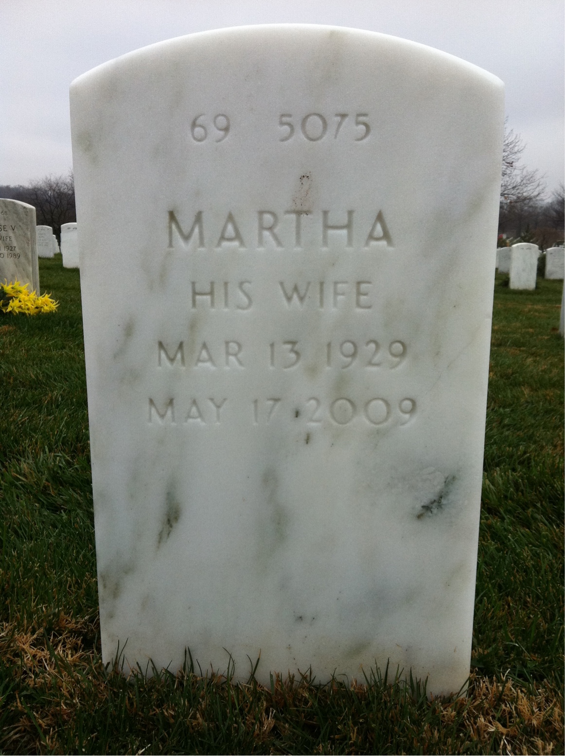 Back of headstone — Frank Kovak
