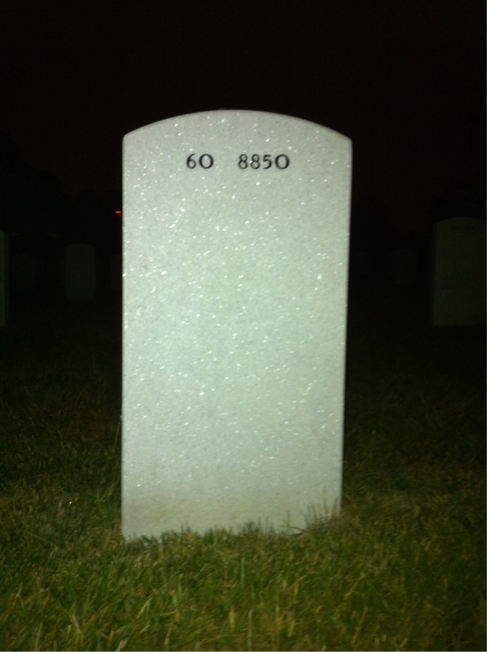 Back of headstone — Michael Heede