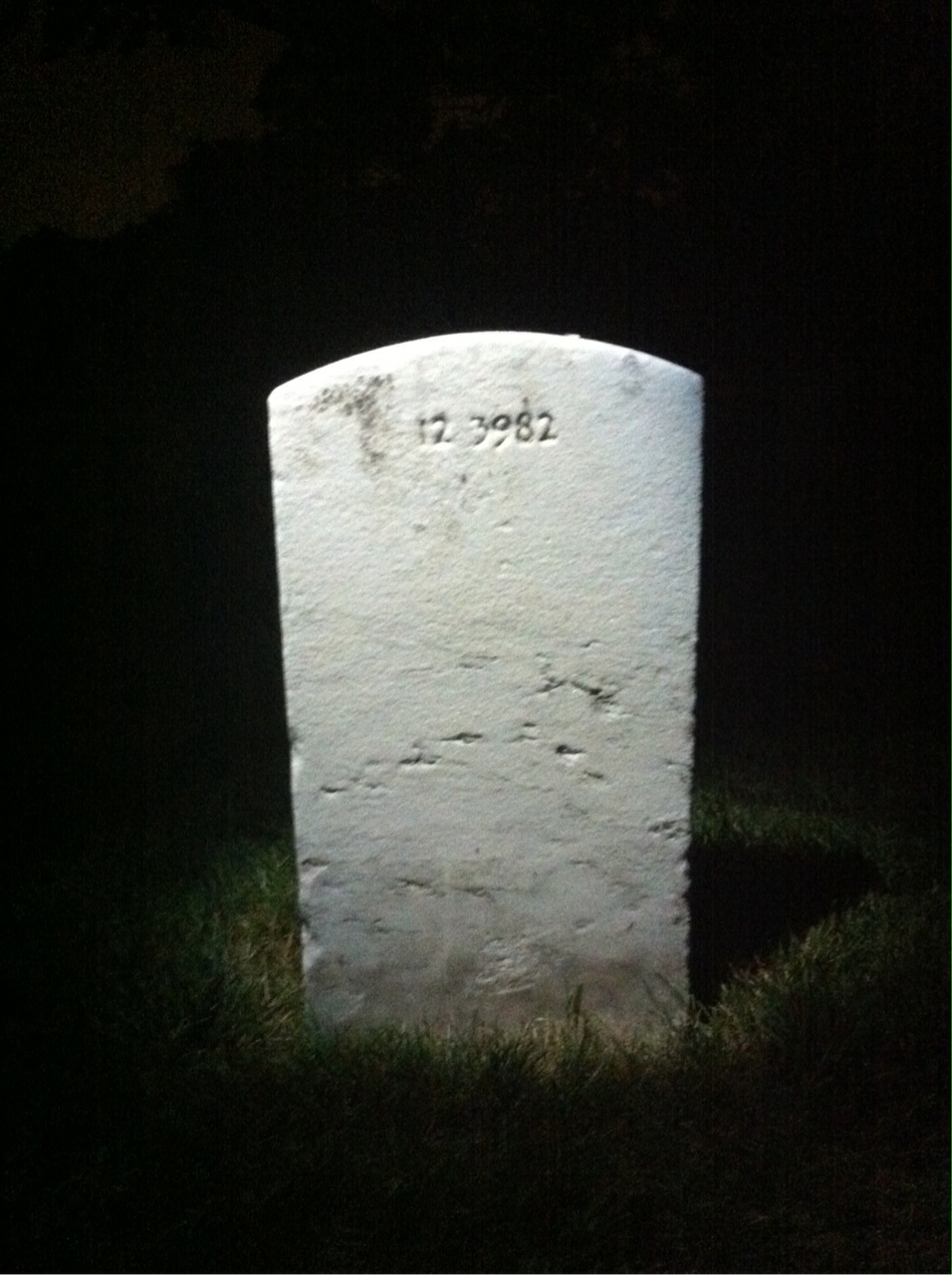 Back of headstone — Richard Montgomery