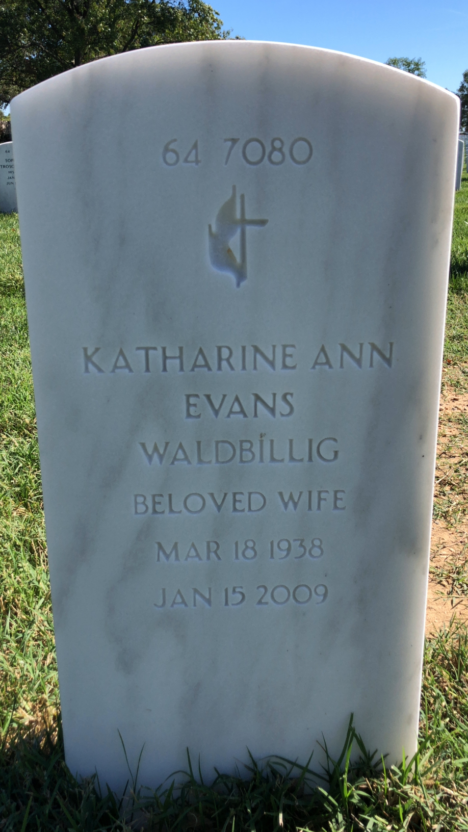 Back of headstone — Robert Mccann