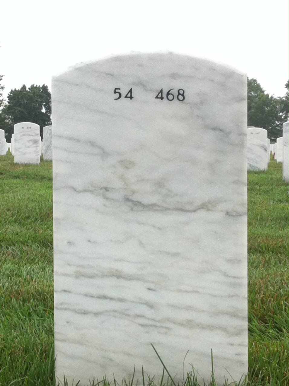Back of headstone — Vincent Velotta