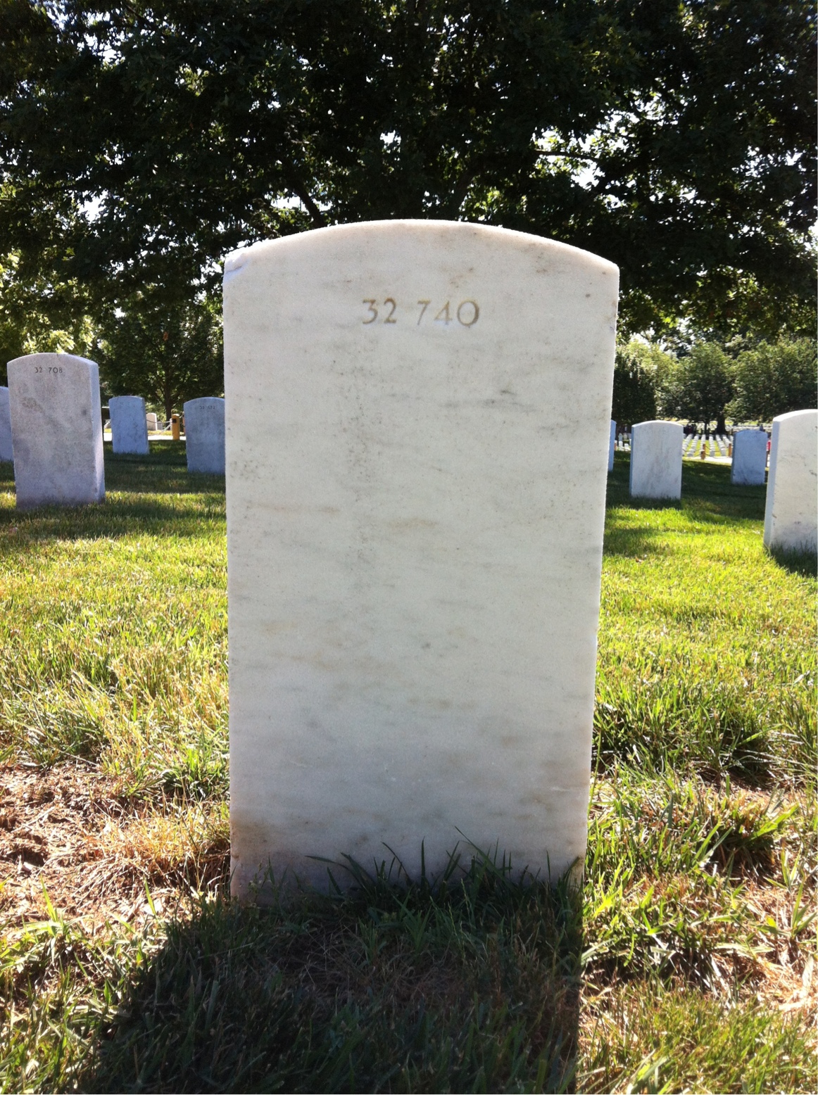 Back of headstone — Paul J Gibson