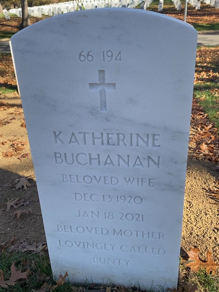 Back of headstone — George Prugh