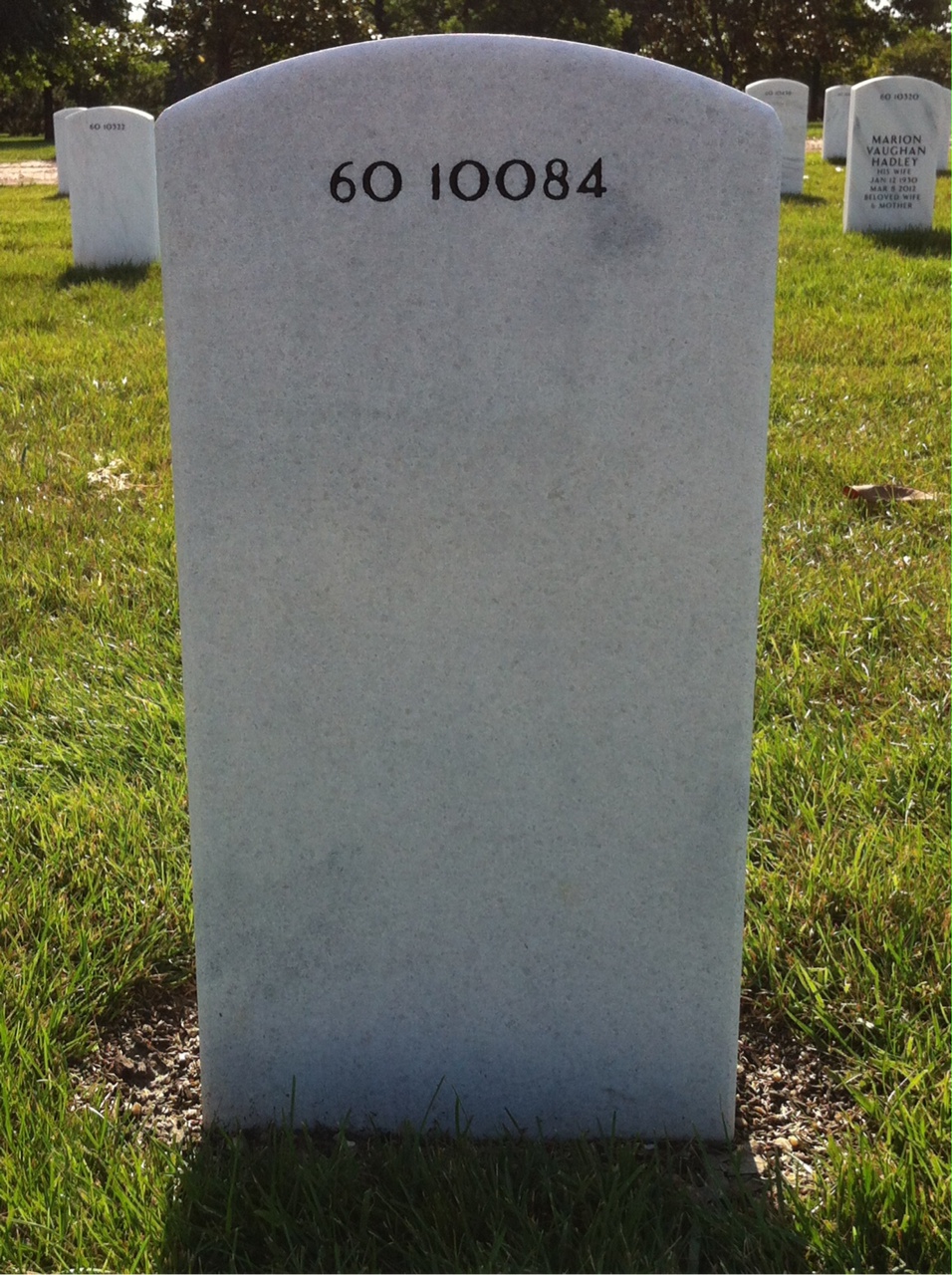 Back of headstone — Julian Chase