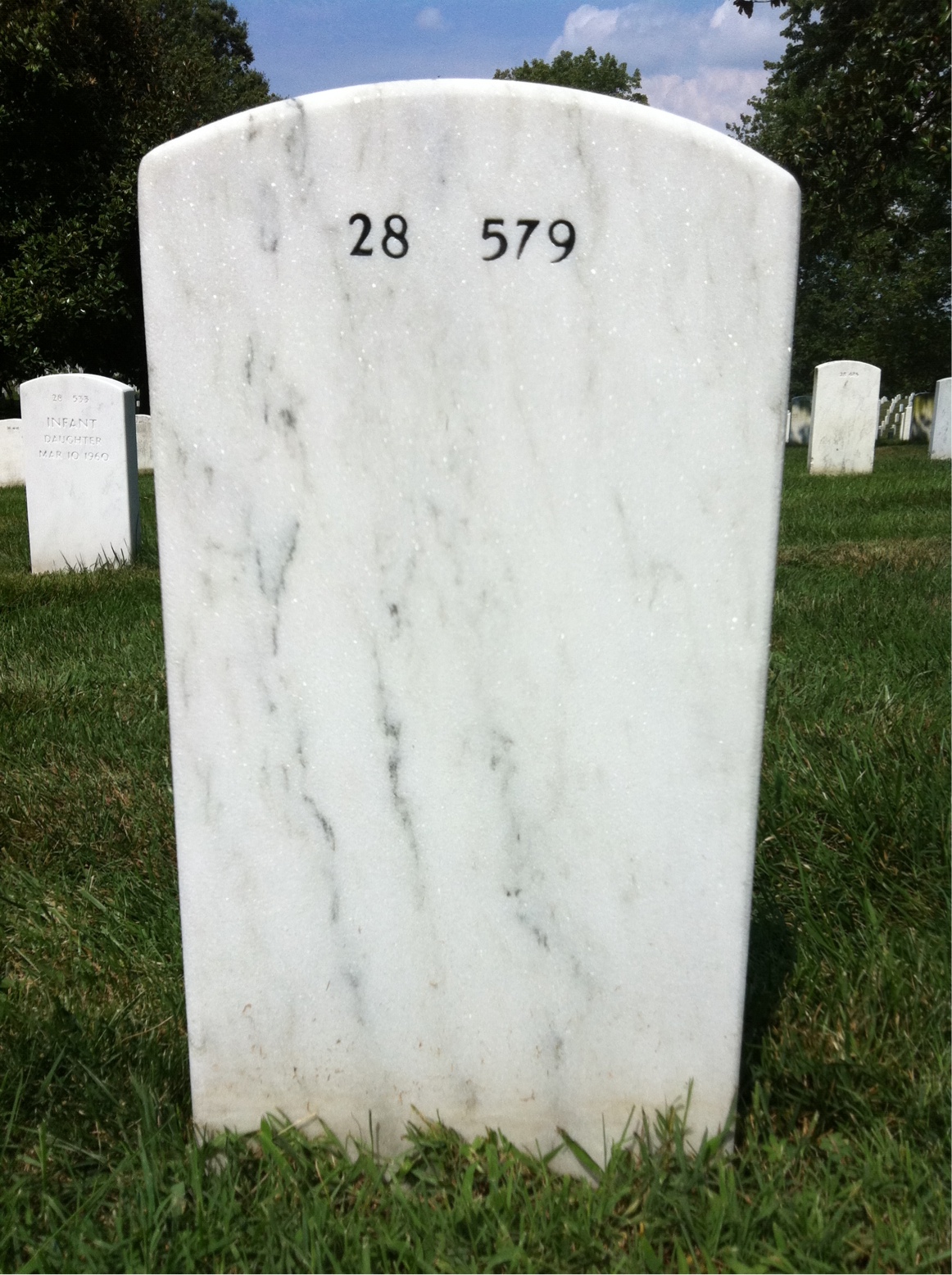 Back of headstone — Davidangelo Alvarez