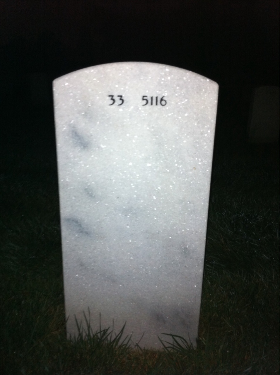 Back of headstone — Andrew Pollard