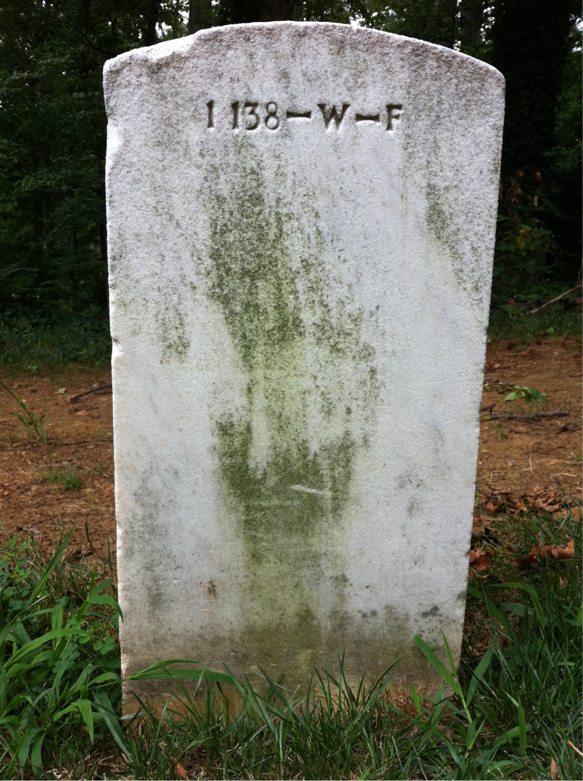 Back of headstone — Leo App